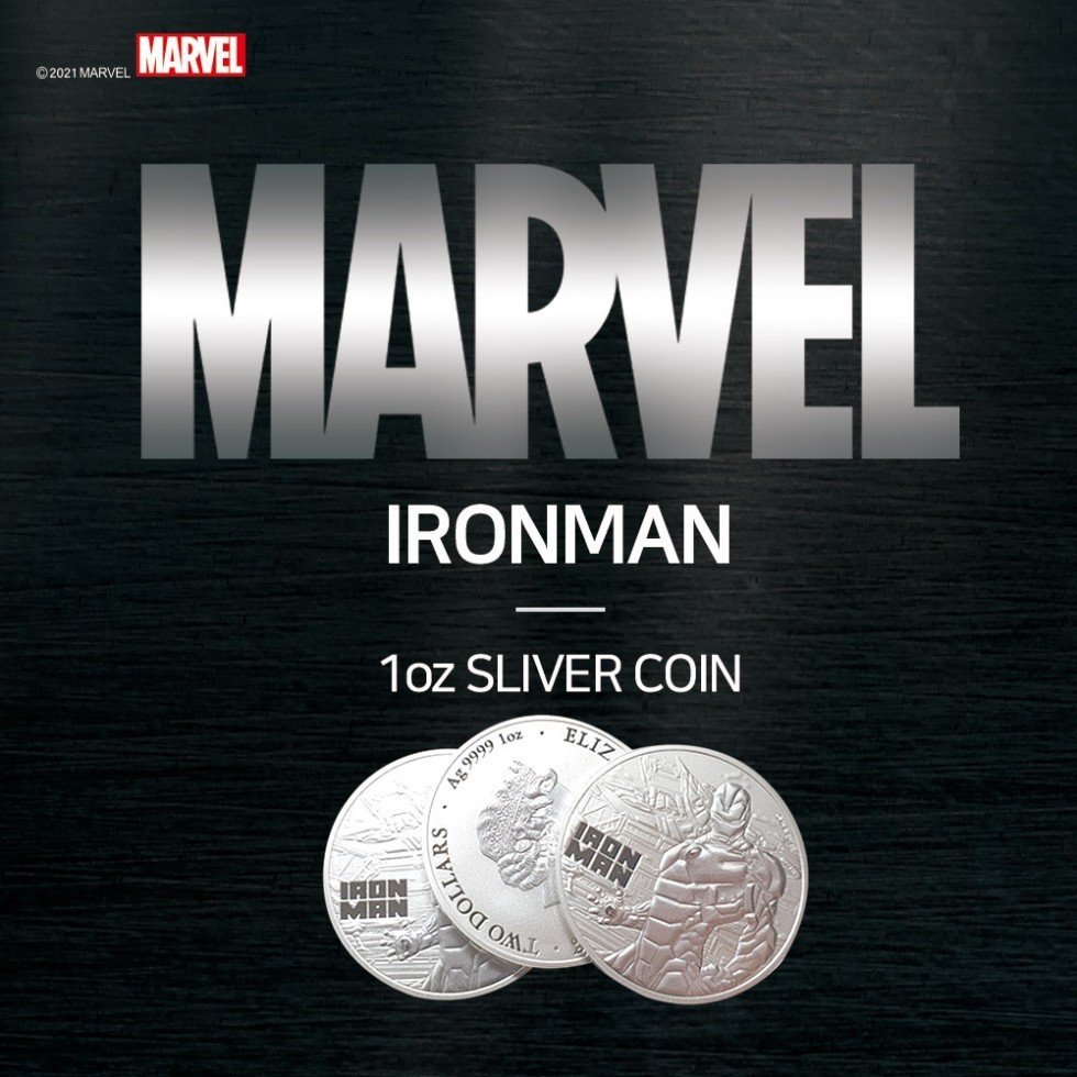 2021 아이언맨 1oz 실버코인 판매 공지 (2021.02.04 부터 판매 시작)