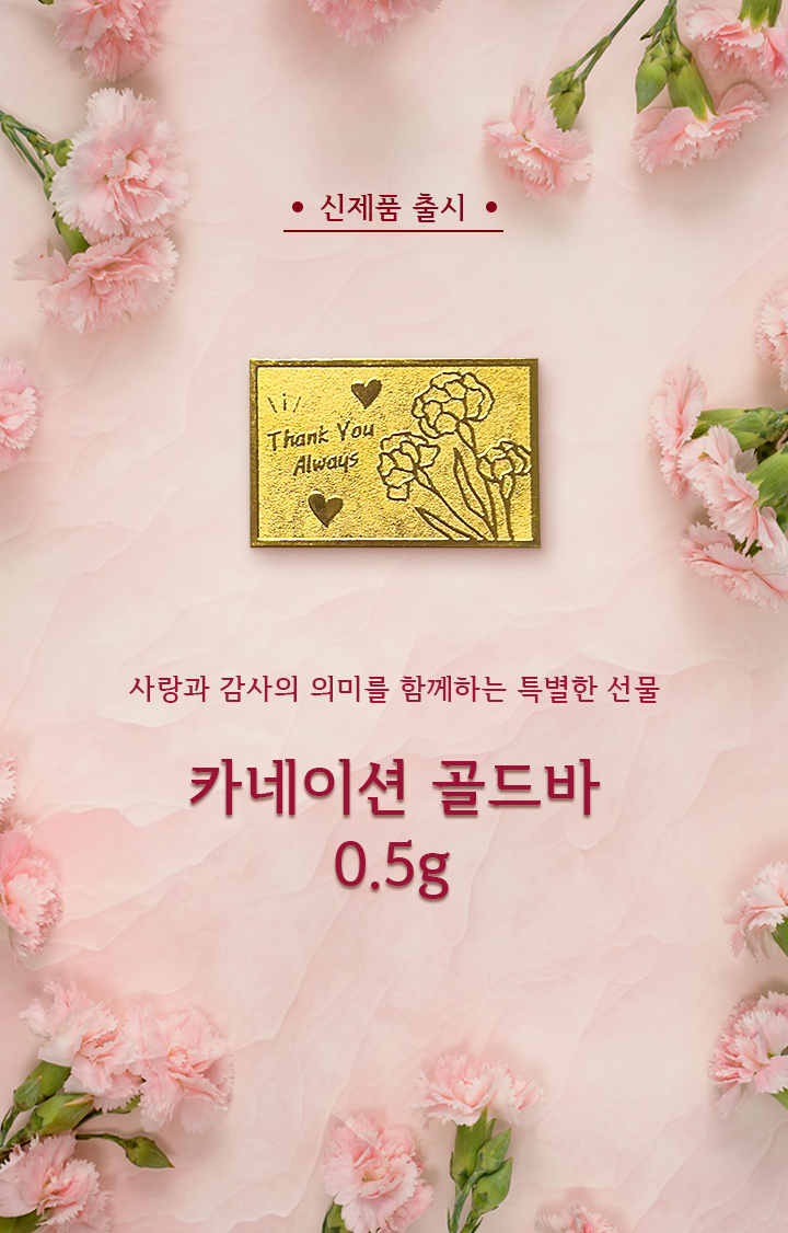 카네이션 골드바
